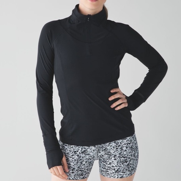 Lululemon Sunaway Runaway 1/2 Zip SWIM FABRIC NWOT